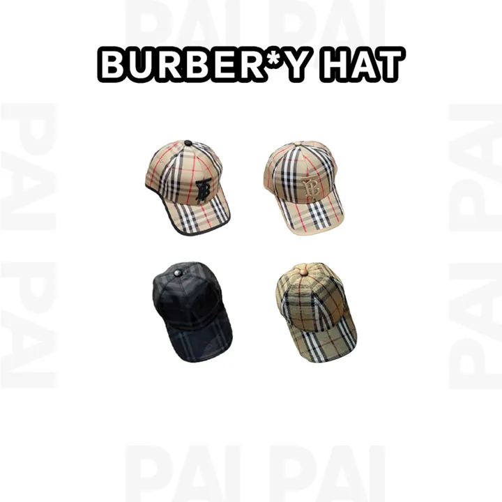 Burberry Vintage Check TB Baseball Hat Collection