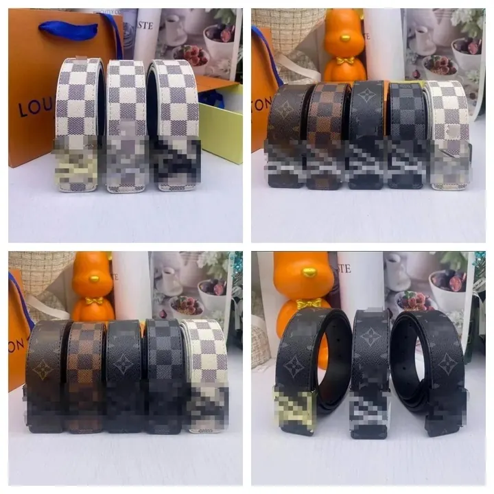 Louis Vuitton Damier Azur & Monogram Canvas Belt