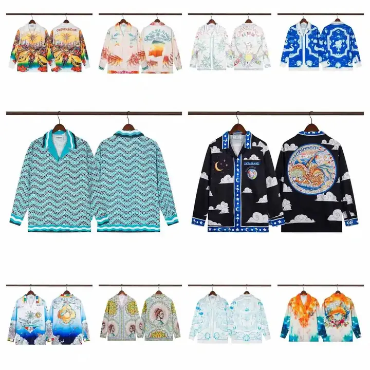 Versace Barocco Print Long Sleeve Shirt