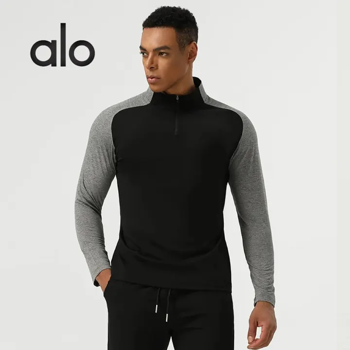 Alo Essential Half-Zip Long Sleeve Performance Top