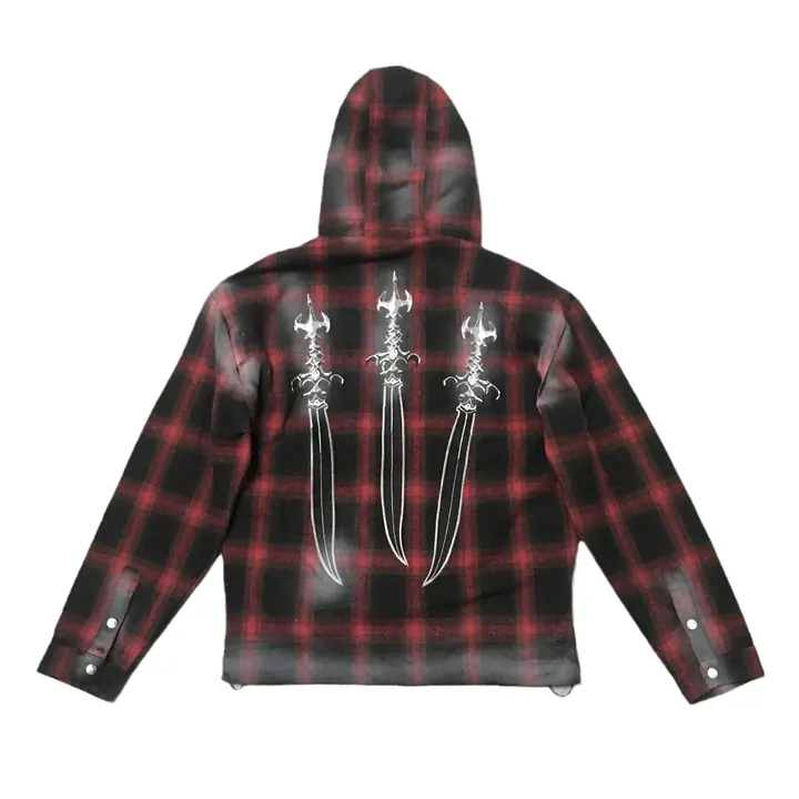 THÓUG CLÓUB ArÓab Sword Flannel Zip-up 24 FW