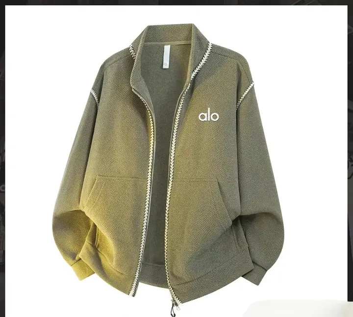 Alo Ombre Knit Track Jacket