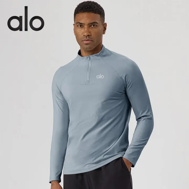 alo Essential Half-Zip Long Sleeve Performance Top
