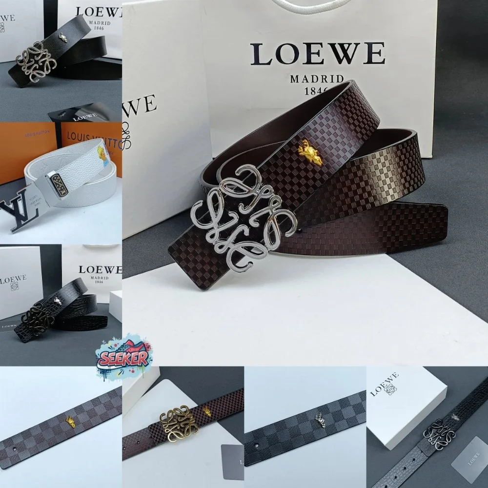 Loewe Anagram Buckle Belt