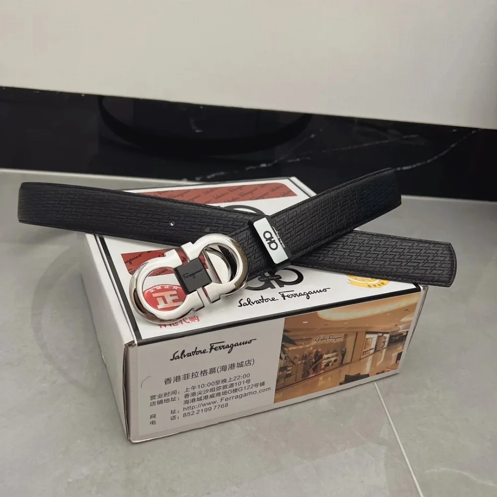 Salvatore Ferragamo Gancini Buckle Belt