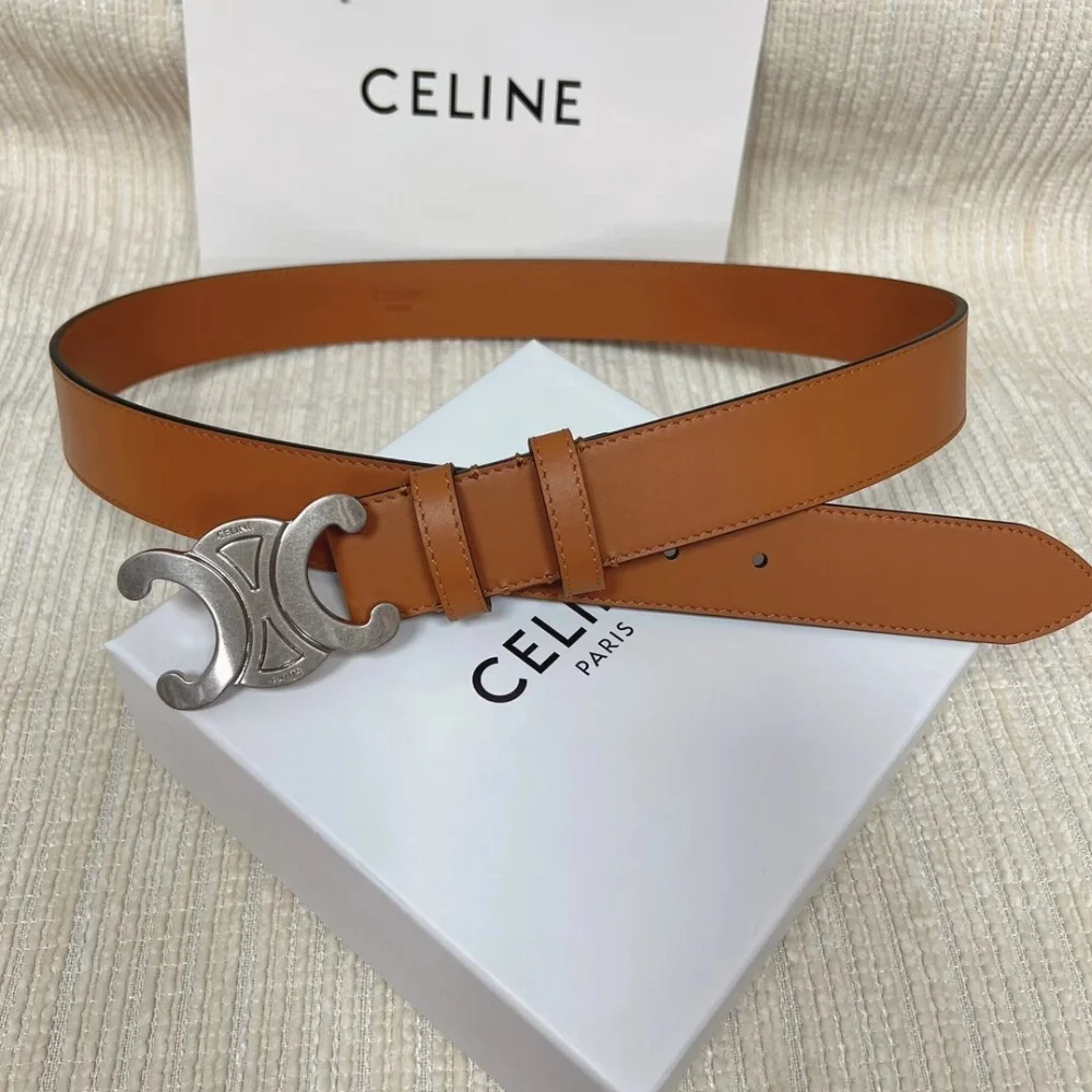 Celine Triple C Buckle Belt