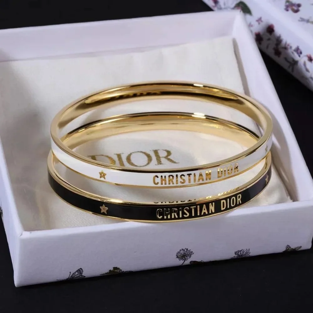 Dior Enamel Star Bangle Set