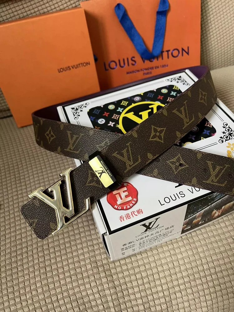Louis Vuitton LV Monogram Canvas Belt