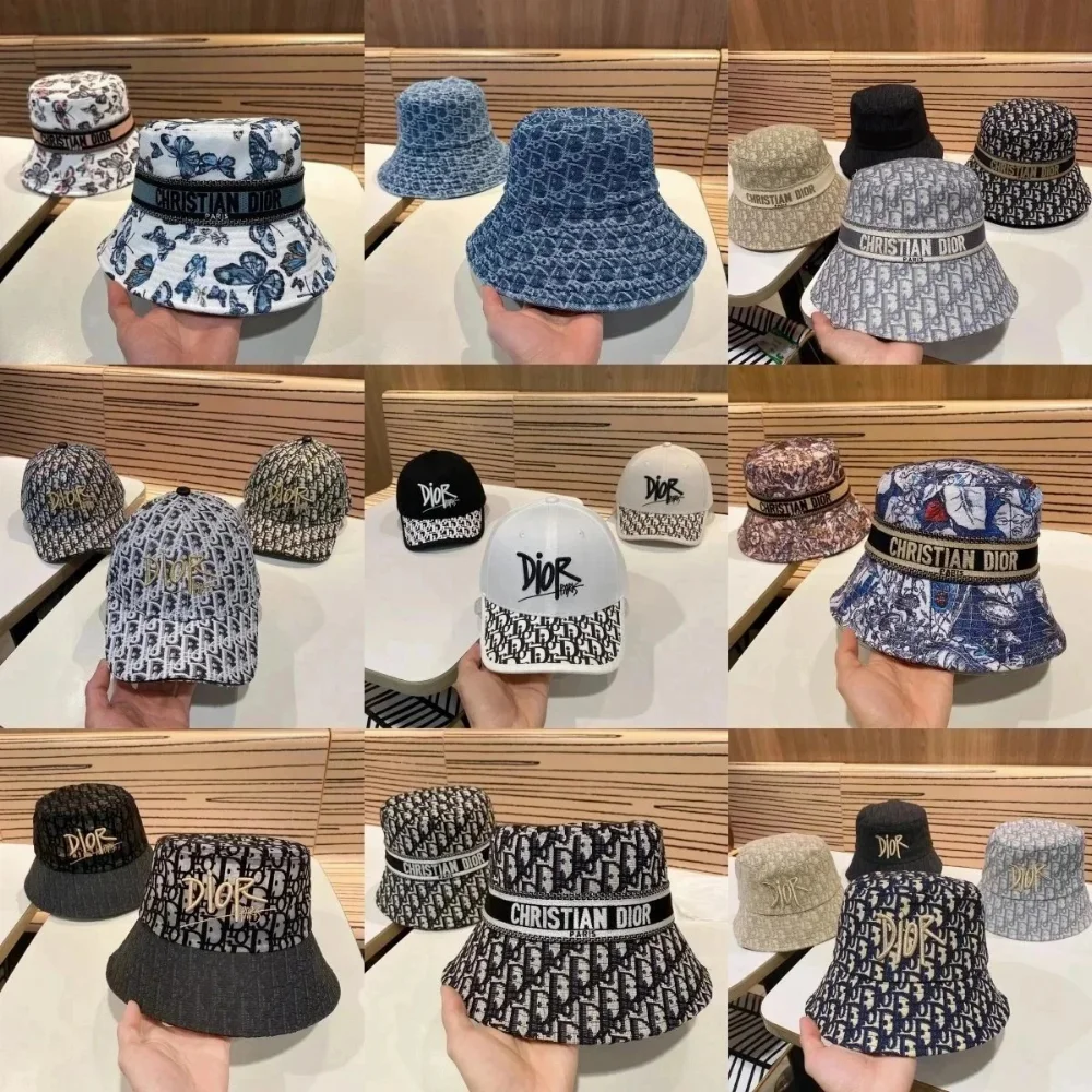 Christian Dior Oblique Print Bucket Hat