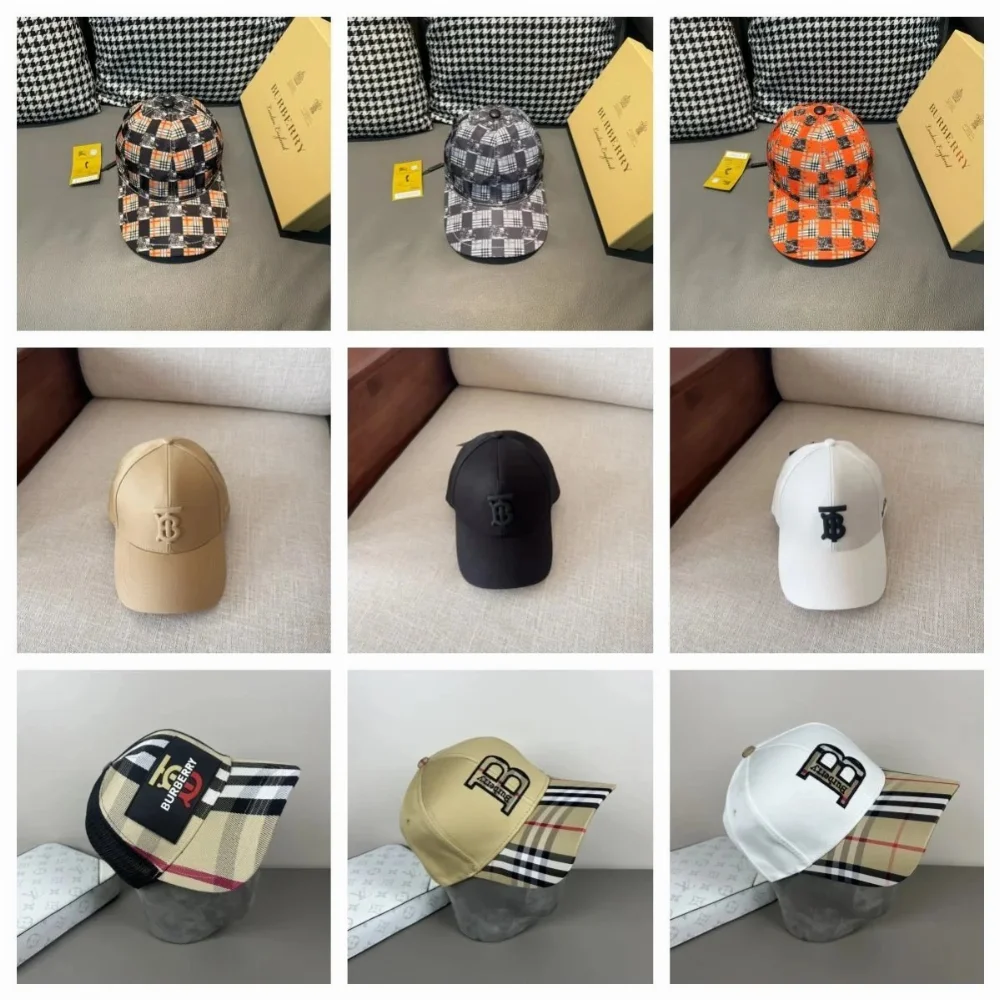Burberry Check and Monogram Baseball Cap