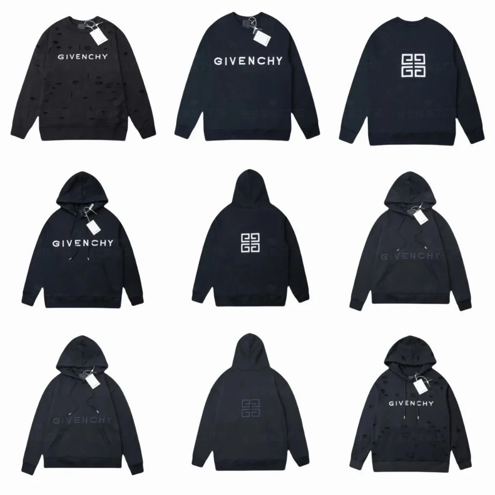 Givenchy Distressed Logo Hoodie