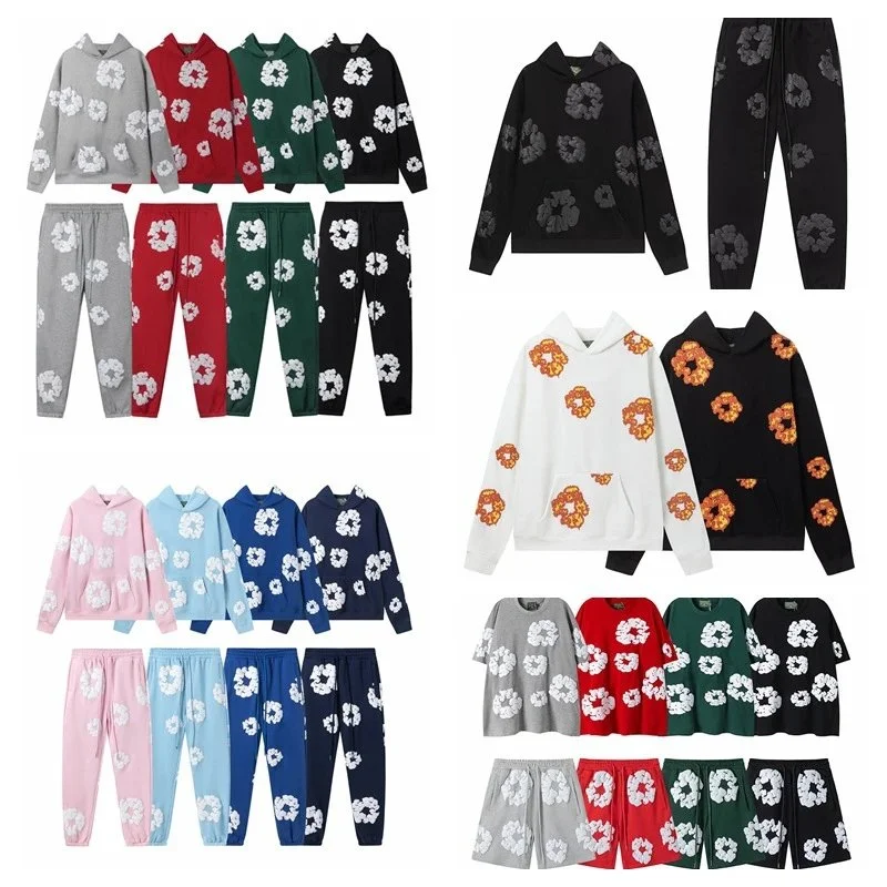 Denim Tears Cotton Candy Floral Print Hoodie and Jogger Set
