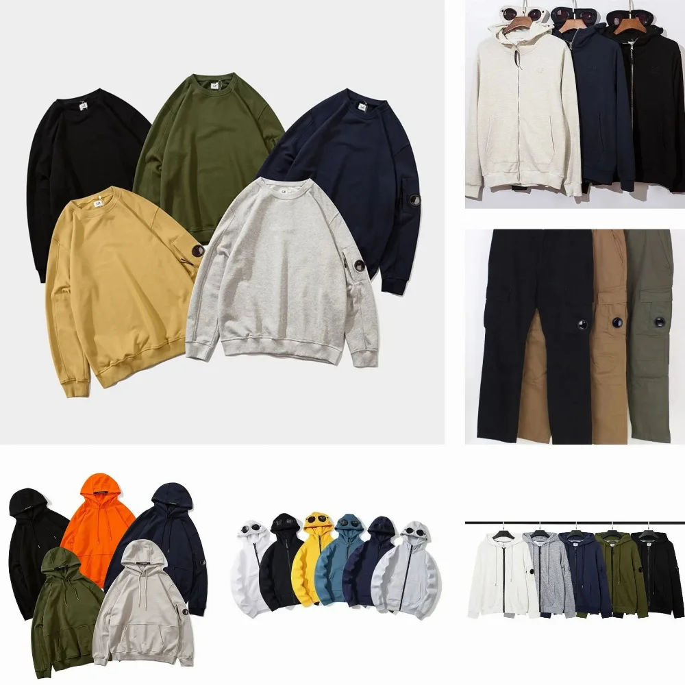 CP Company Goggle Hoodie and Crewneck Sweatshirt