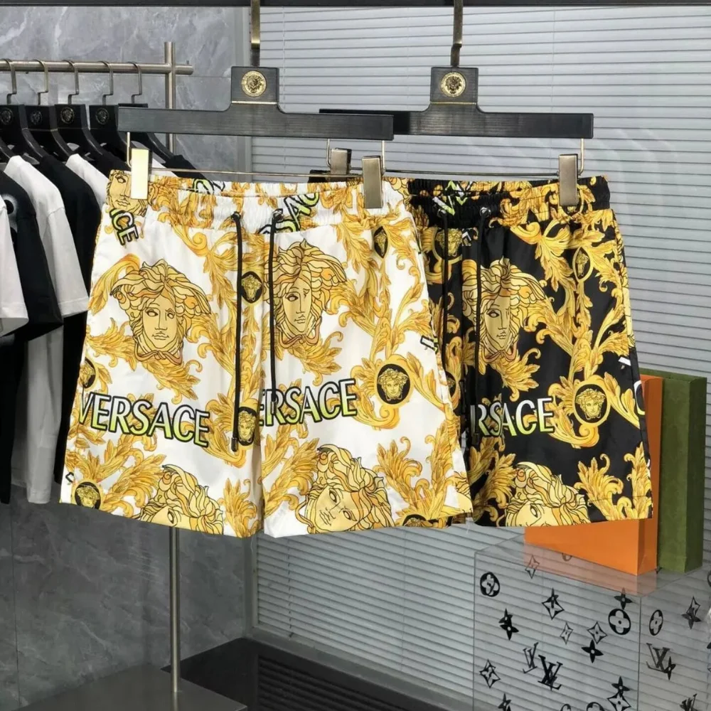 Versace Medusa Baroque Print Shorts