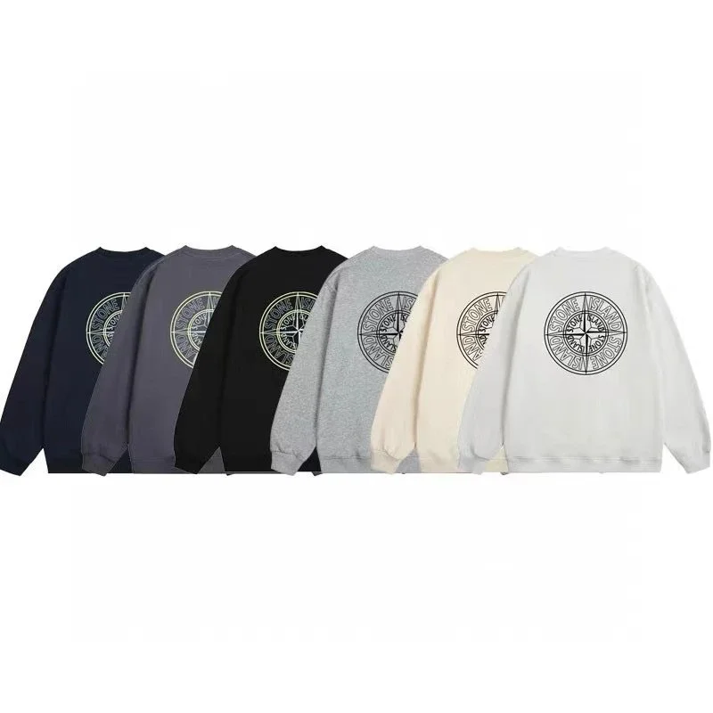 Stone Island Compass Logo Back Print Hoodie