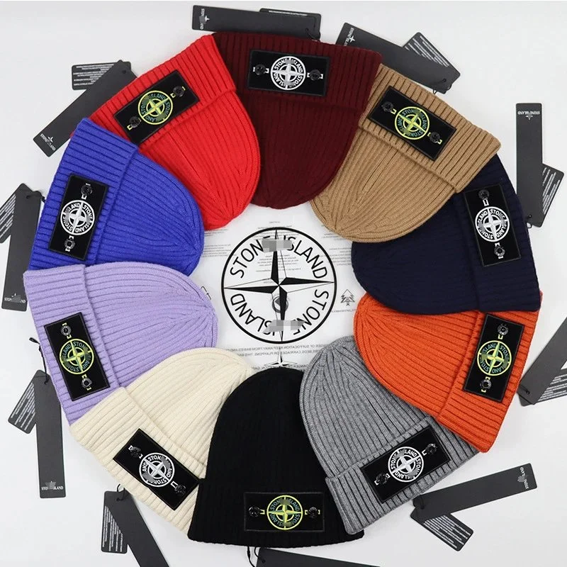 Stone Island Compass Logo Patch Beanie