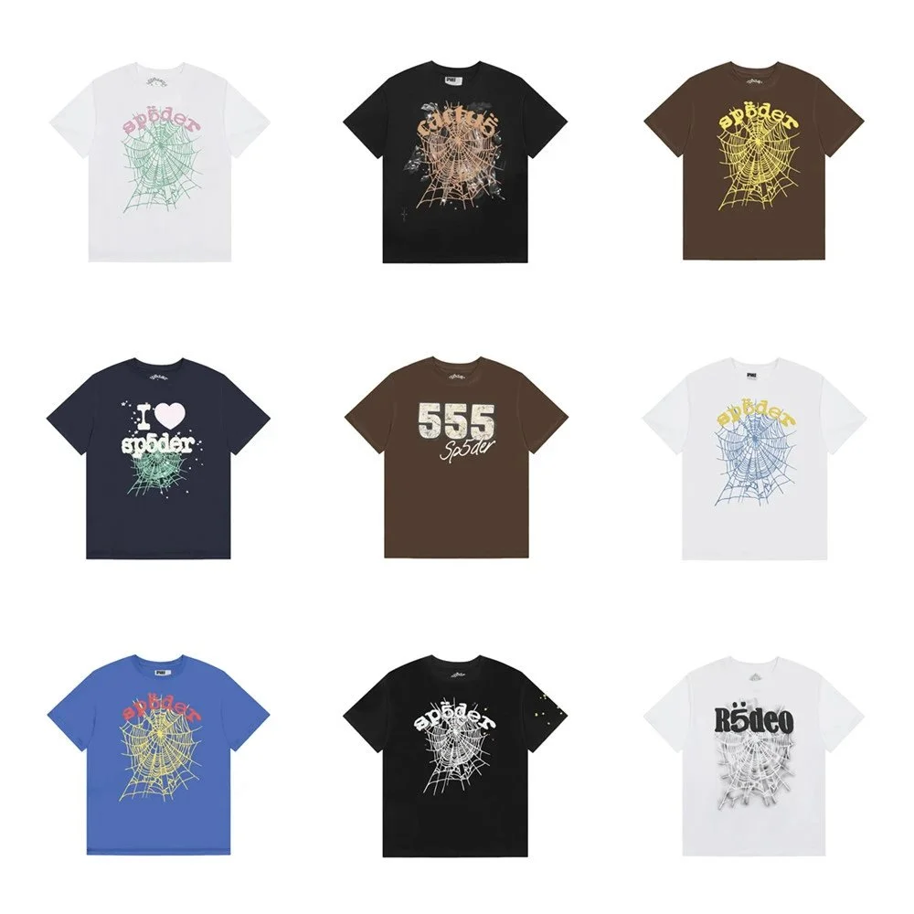 Sp5der Spider Web Graphic T-Shirt