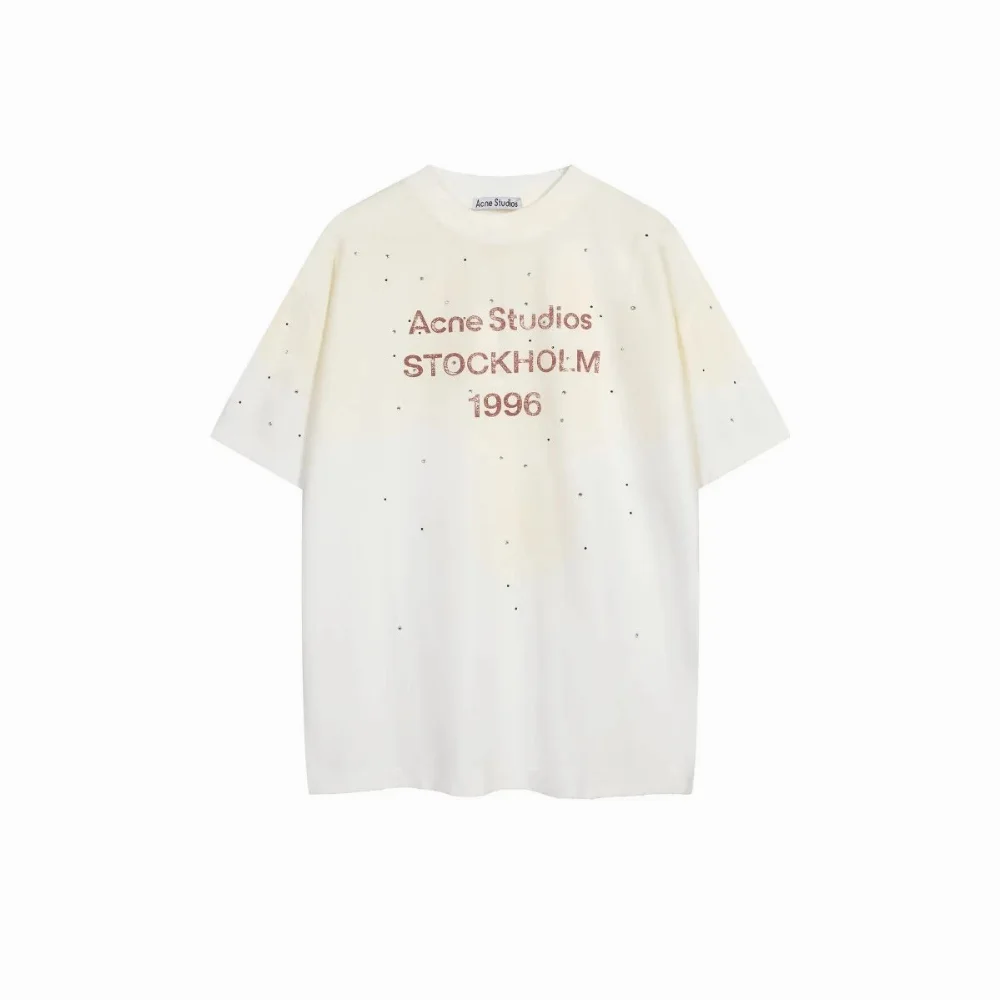 Acne Studios 1996 Lettering with Rhinestones T-Shirt