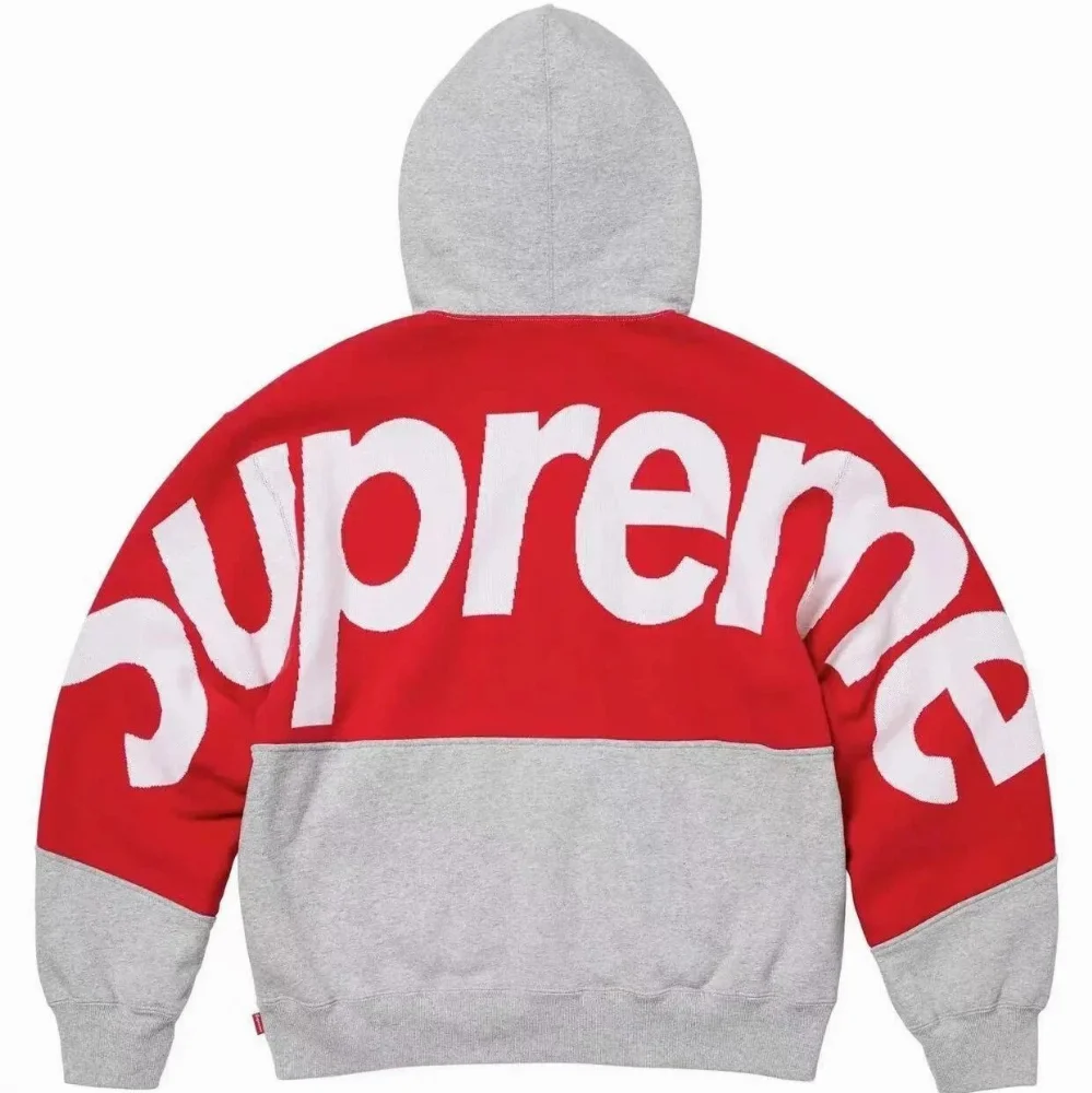 Supreme Box Logo Colorblock Hooded Sweatshirt
