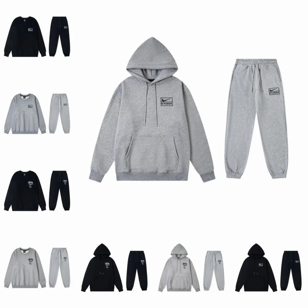Stussy Nike x Stussy Logo Patch Hoodie and Joggers Set