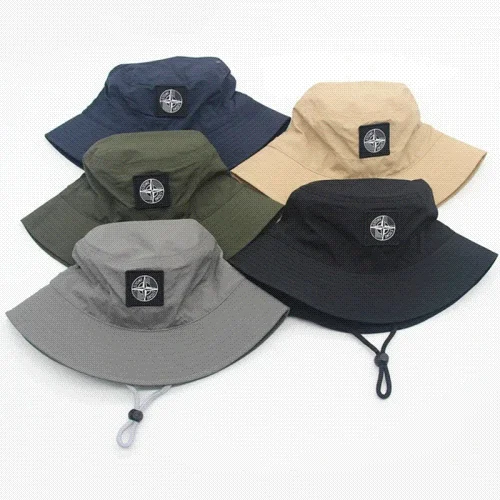 Stone Island Compass Logo Patch Bucket Hat