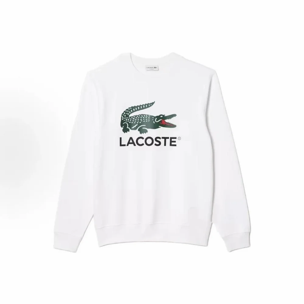 Lacoste Crocodile Logo Graphic Crewneck Sweatshirt