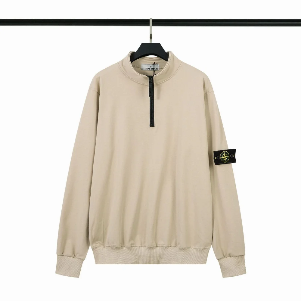 Stone Island Half-Zip Crewneck Sweatshirt