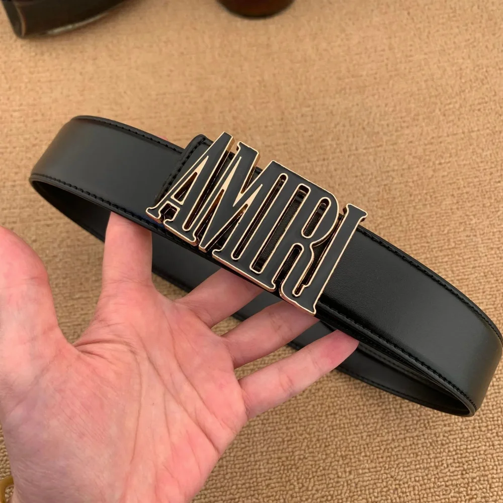 AMIRI Logo Buckle Belt