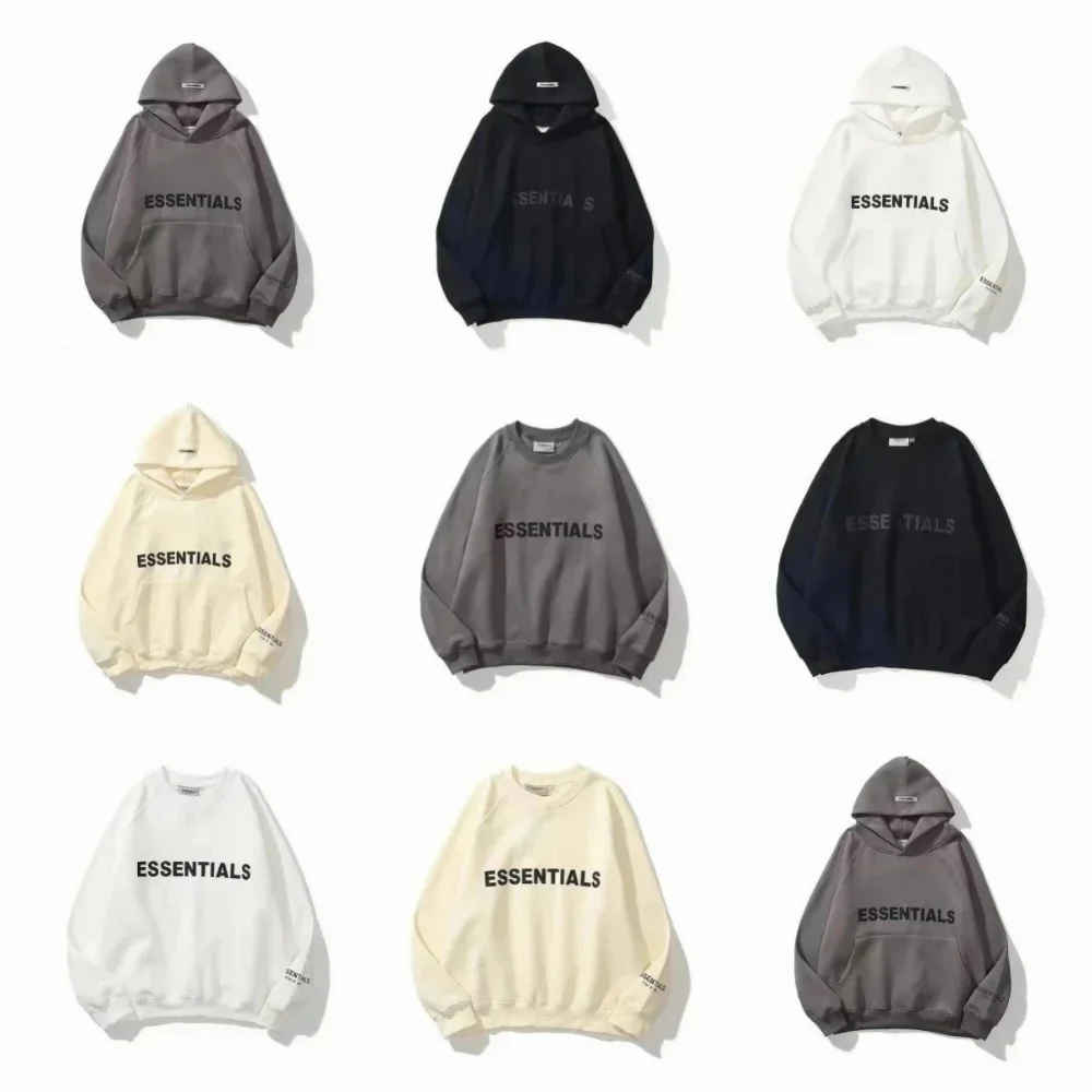 Essentials Logo Print Hoodie