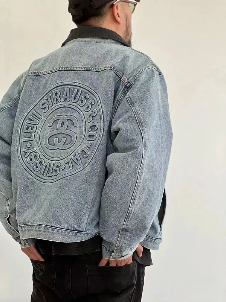 Levi Strauss & Co. x Stussy Embossed Back Logo Denim Jacket