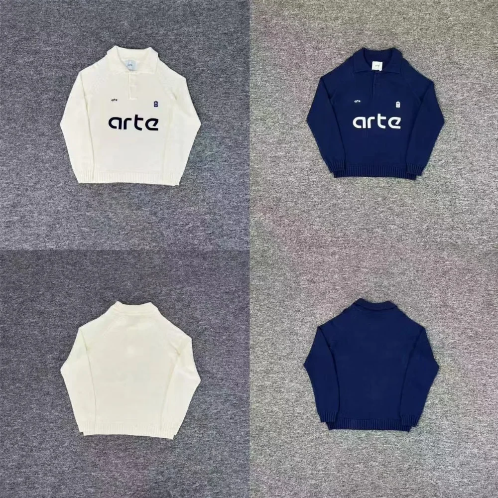arte Polo Collar Knit Sweater