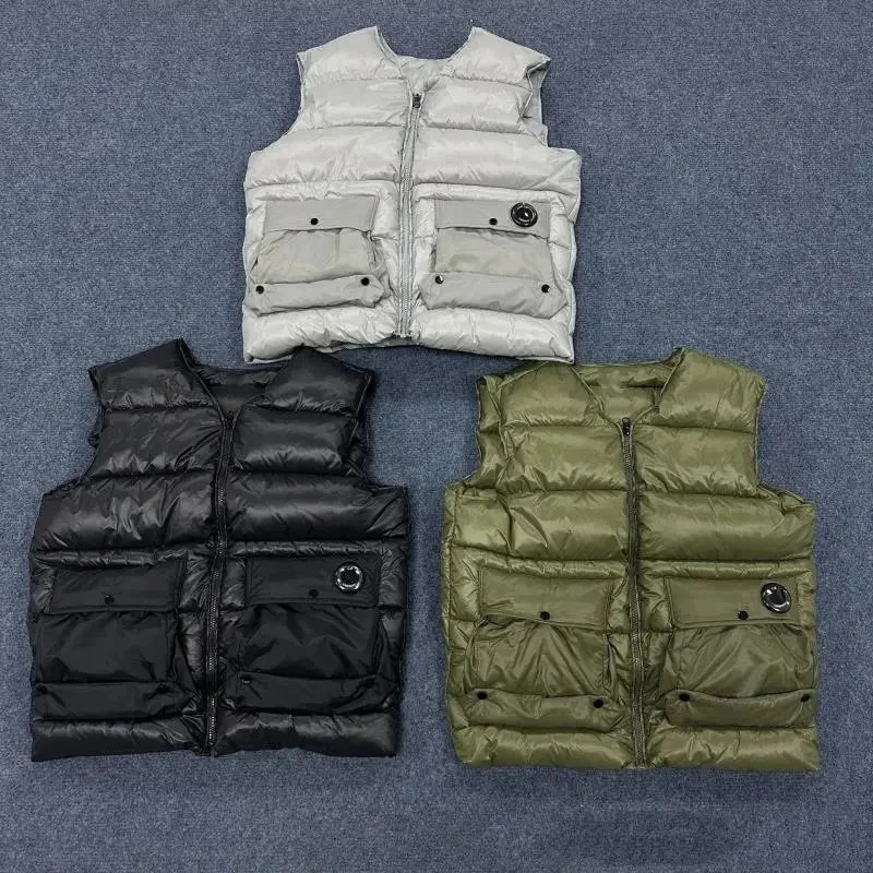CP Company Goggle Logo Puffer Vest