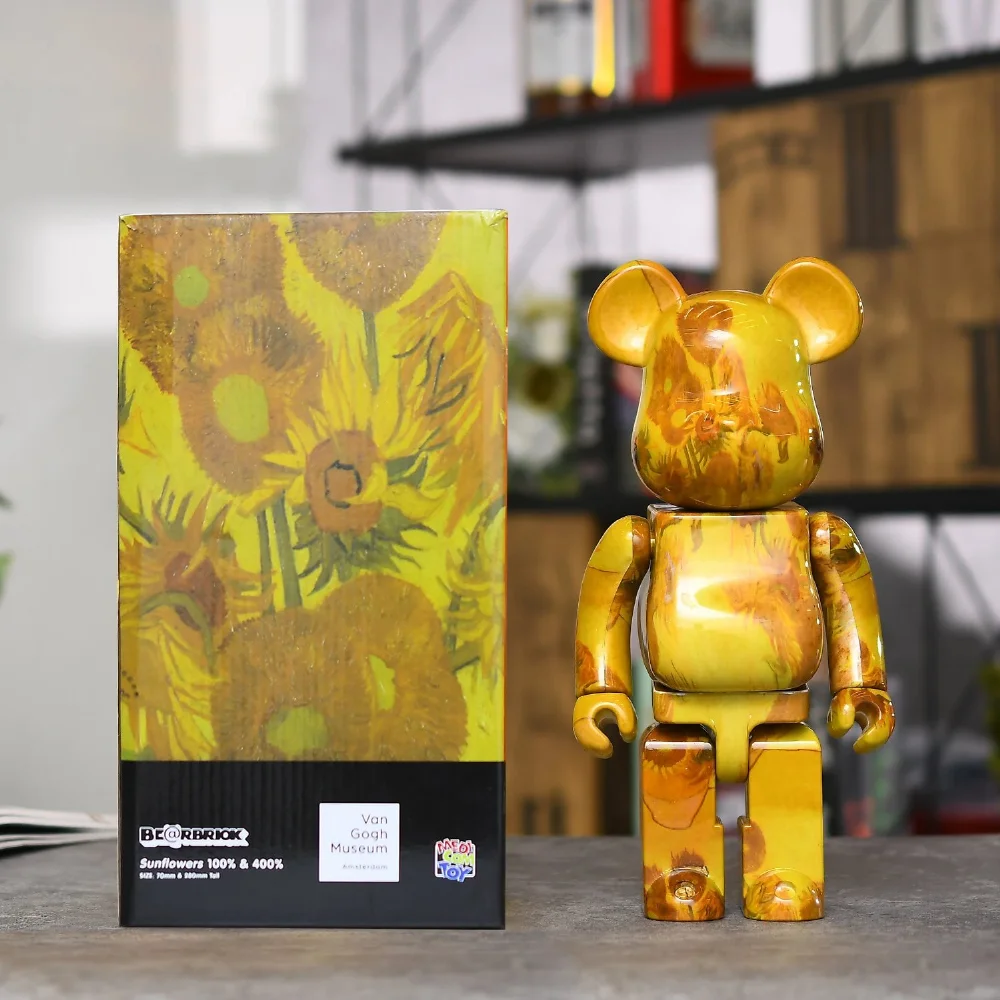 BE@RBRICK Van Gogh Sunflowers 400% Collectible Bear Figure