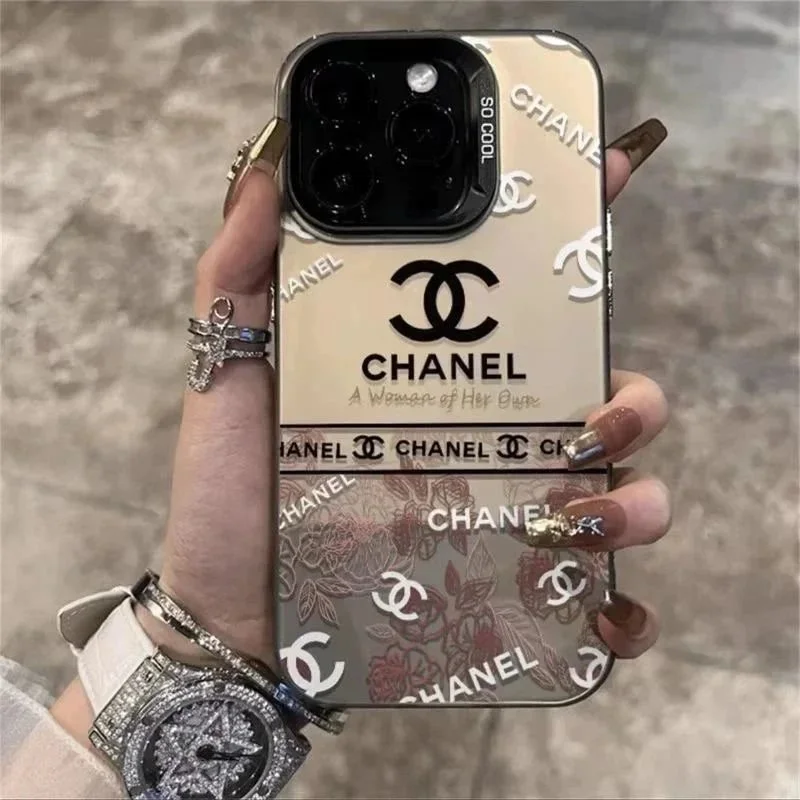 Chanel CC Logo Print Mobile Phone Case