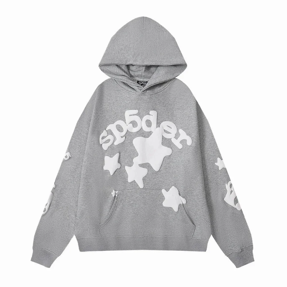 Sp5der Star Applique Hoodie