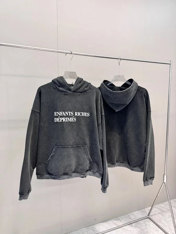 Enfants Riches Deprimes Classic Slogan Print Hoodie