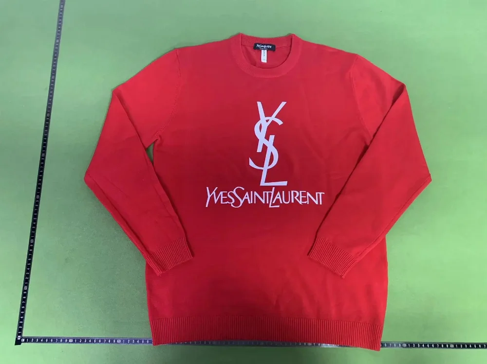 Yves Saint Laurent Monogram Logo Knit Sweater