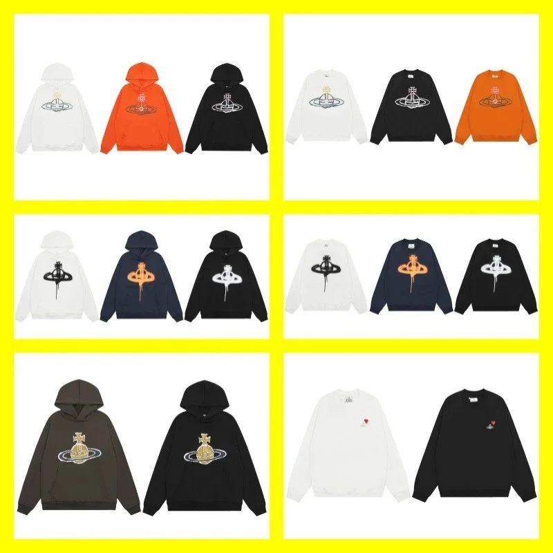 Vivienne Westwood Orb Logo Embroidered Hoodie