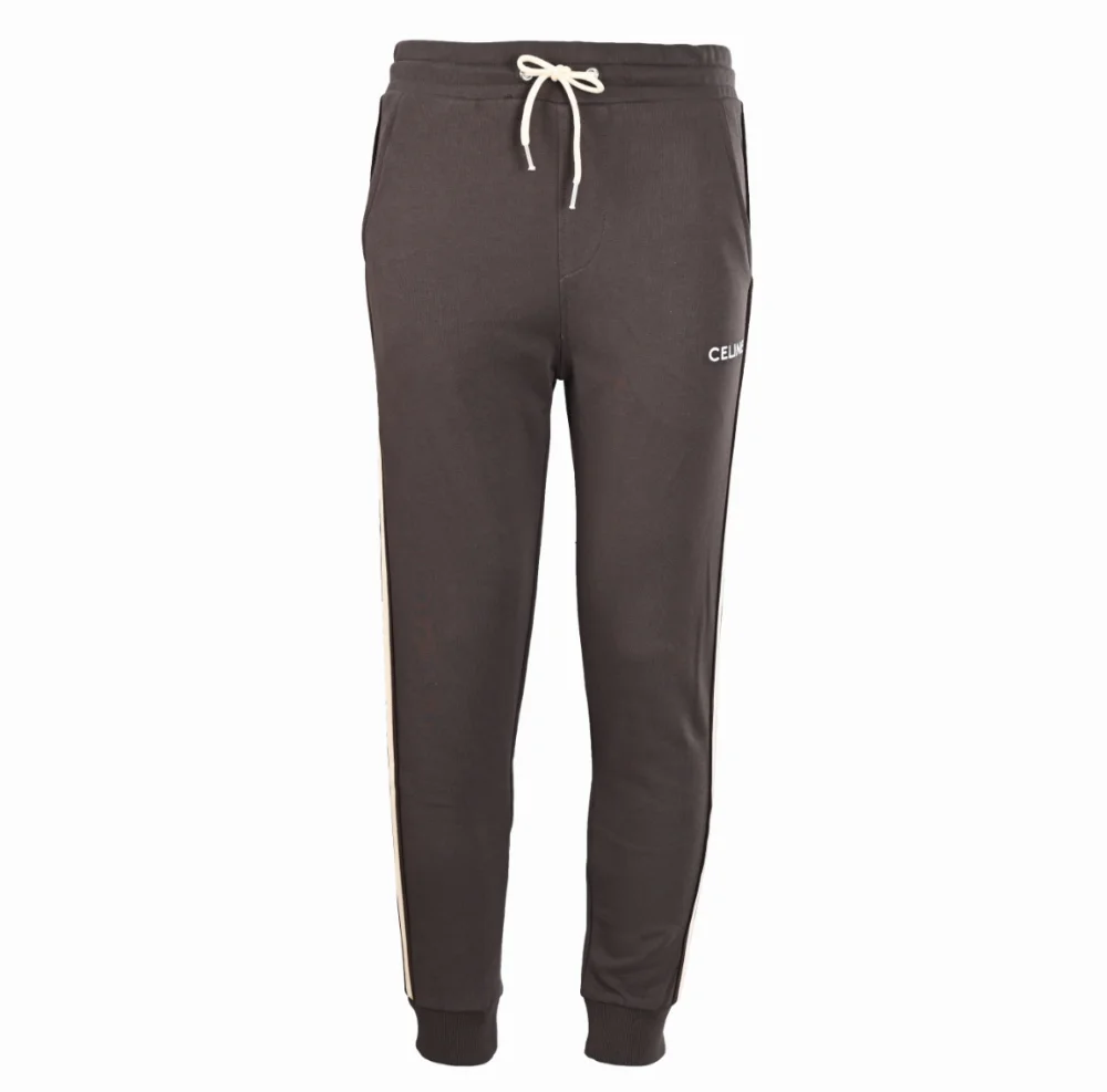 Celine Side Stripe Drawstring Joggers