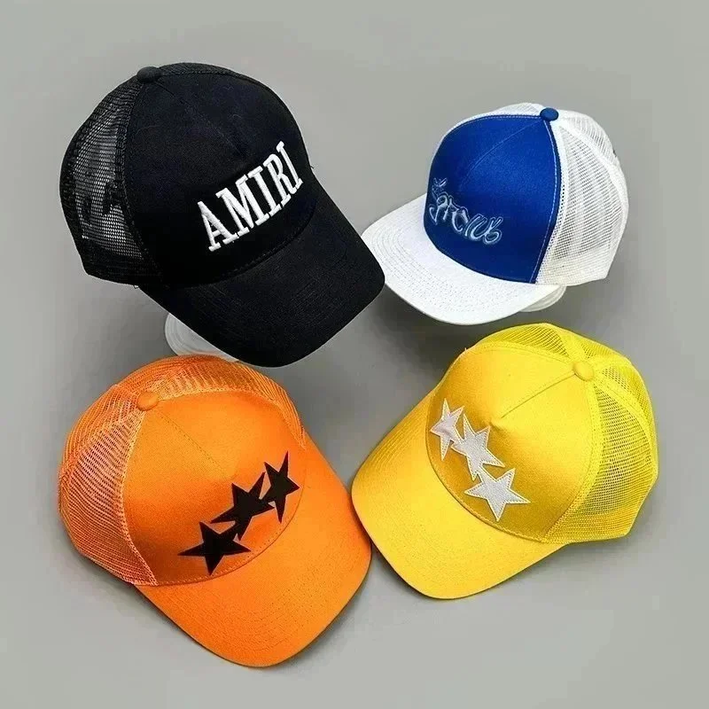 AMIRI Star Embroidery Trucker Cap