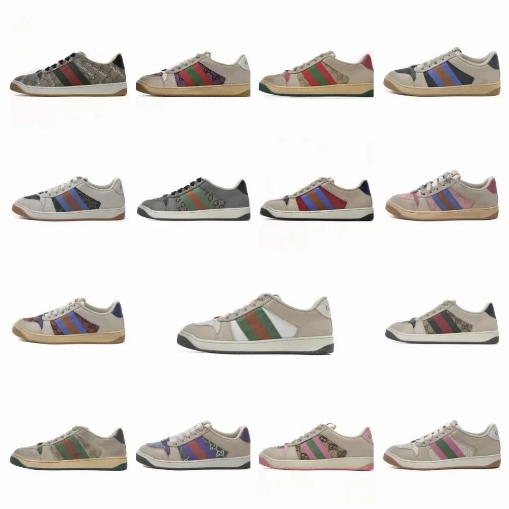 Gucci Web Stripe Low-Top Sneakers