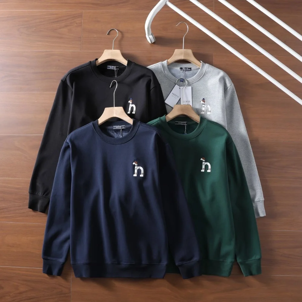 HAZZYS Embroidered 'h' Logo Crewneck Sweatshirt