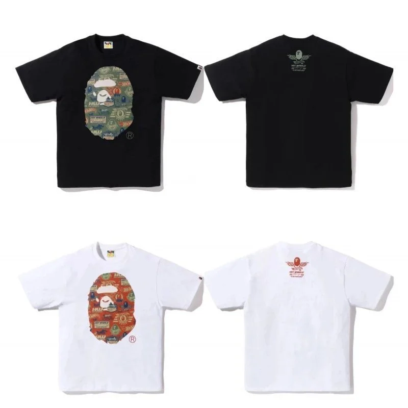 A Bathing Ape Camouflage Logo Graphic T-Shirt
