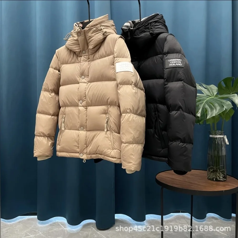 Burberry Patch-Logo Puffer Jacket