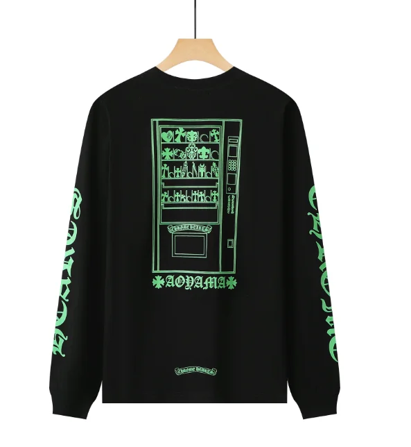 Chrome Hearts Vending Machine Graphic Print Long-Sleeve T-Shirt