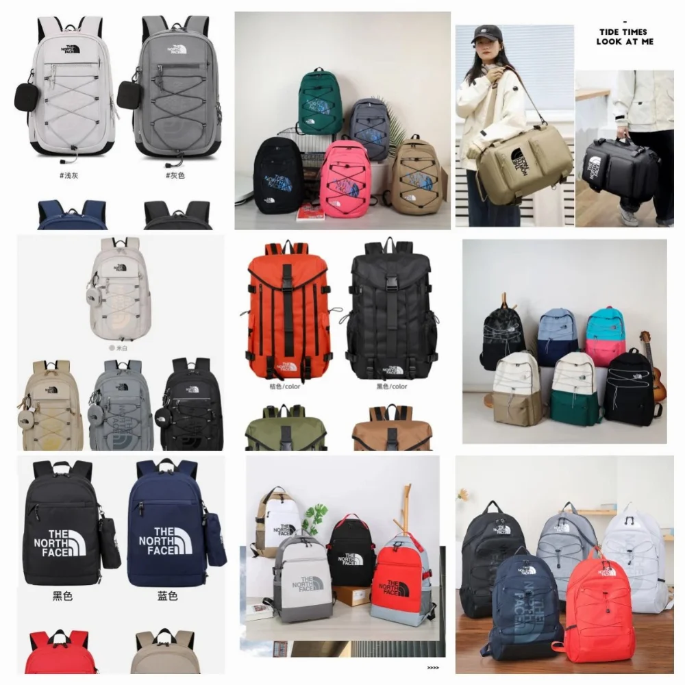 The North Face Crisscross strap front panel backpack in multiple colors