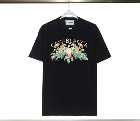 Casablanca Floral Embroidered Graphic T-Shirt