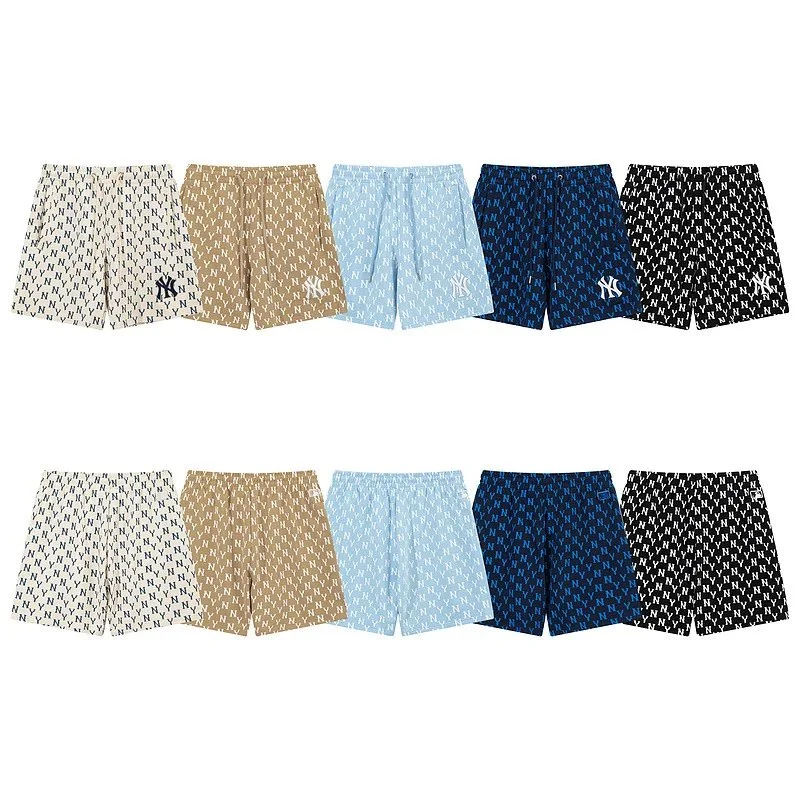 MLB NY Yankees Logo All-Over Print Shorts