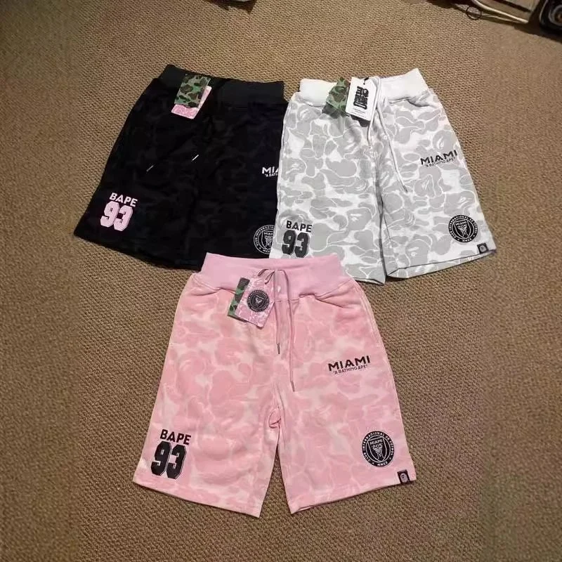 BAPE 93 Camo Print Shorts