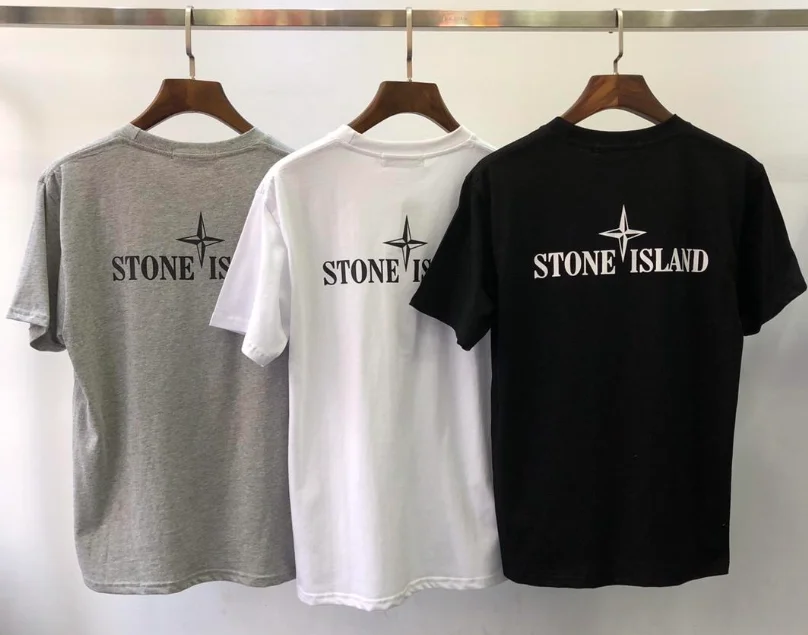 Stone Island Compass Logo Back Print T-Shirt